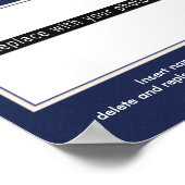 USMC写真フォーマル表示 ポスター (角)