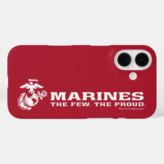 USMC少数のロゴ誇りを持った – 白 Case-Mate iPhoneケース (裏面 (横))