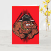 USMC悪魔の犬 カード (黄色い花)