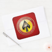 USMC特殊操作コマンド(MARSOC) [3D] スクエアシール (封筒)