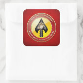 USMC特殊操作コマンド(MARSOC) [3D] スクエアシール (バッグ)