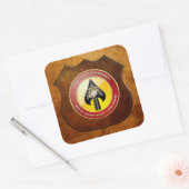 USMC特殊操作コマンド(MARSOC) [3D] スクエアシール (封筒)