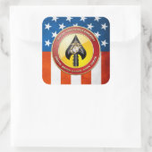 USMC特殊操作コマンド(MARSOC) [3D] スクエアシール (バッグ)