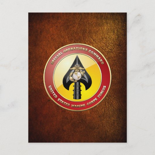 USMC特殊操作コマンド(MARSOC) [3D] ポストカード (正面)
