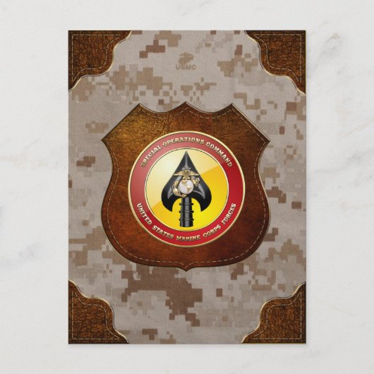 USMC特殊操作コマンド(MARSOC) [3D] ポストカード (正面)