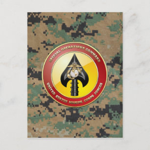 USMC特殊操作コマンド(MARSOC) [3D] ポストカード