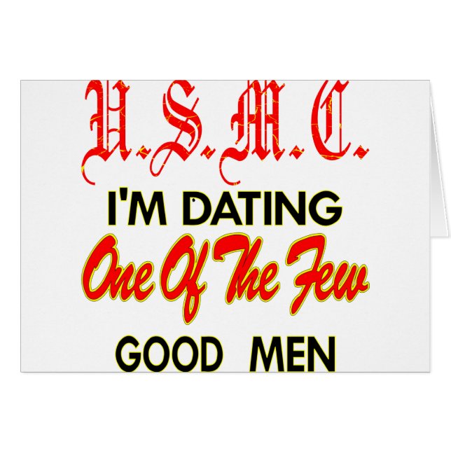 USMC私はデートすることの数少ない良い人の一人だ (正面横)