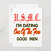 USMC私はデートすることの数少ない良い人の一人だ ポストカード (正面/裏面)