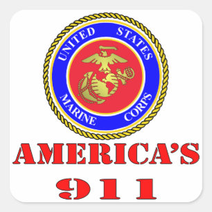 USMC統一された州海兵隊アメリカ911 スクエアシール