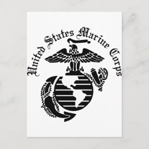 USMC統一された州海兵隊 ポストカード