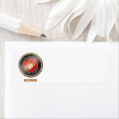 USMC退役軍人差出人住所ラベル ラベル (インサイチュ)