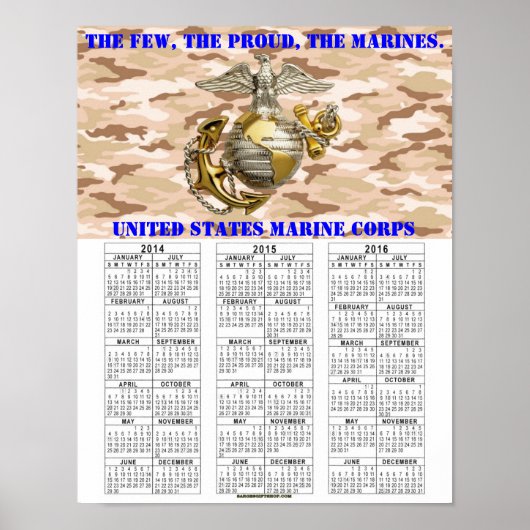 USMC ポスター (正面)