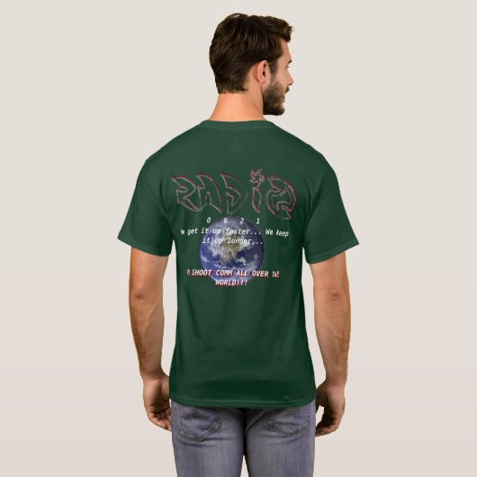 USMC 0621の無線オペレータワイシャツ Tシャツ (裏面フル)