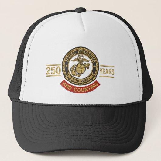 USMC 250周年記念キャップ – And Counting キャップ (正面)