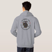 USMC 250 Years of Badassery Camo Dog Hoodie パーカ (裏面フル)