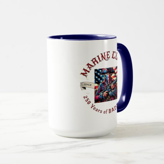 USMC Badassery Mug マグカップ (正面右)
