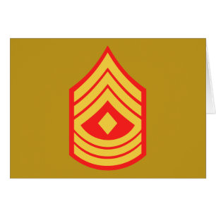 USMC E-8の第1軍曹