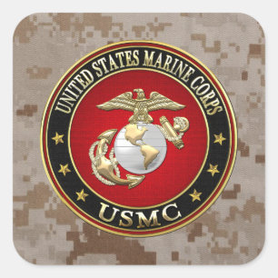 USMC EGA [特集号] [3D] スクエアシール