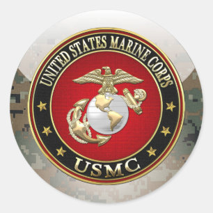 USMC EGA [特集号] [3D] ラウンドシール