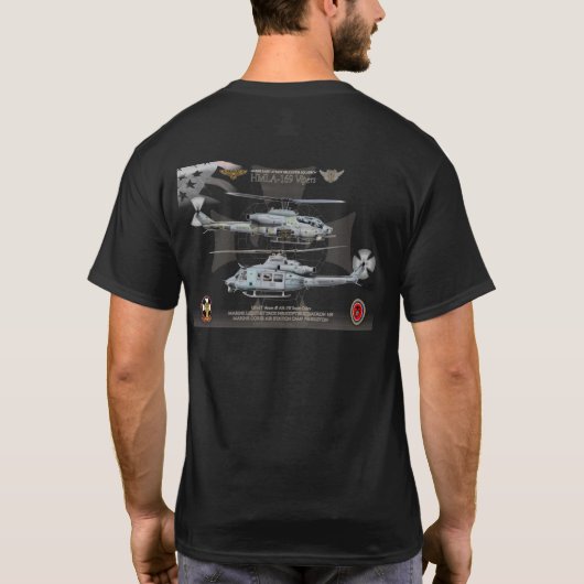 USMC HMLA-169バイパー Tシャツ (裏面)
