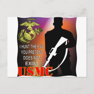 USMC I狩り君が偽った悪は存在しない ポストカード