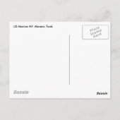 USMC M1エイブラムス ポストカード (裏面)