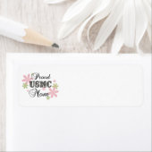 USMC Mom [fl迷彩柄] ラベル (インサイチュ)