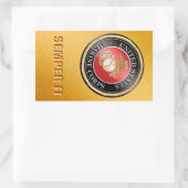 USMC Semper Fiステッカー 長方形シール (バッグ)