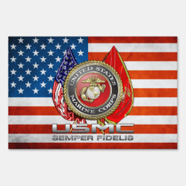 USMC Semper Fi [3D] アウトドアサイン