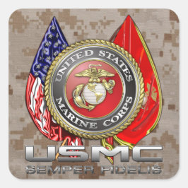 USMC Semper Fi [3D] スクエアシール