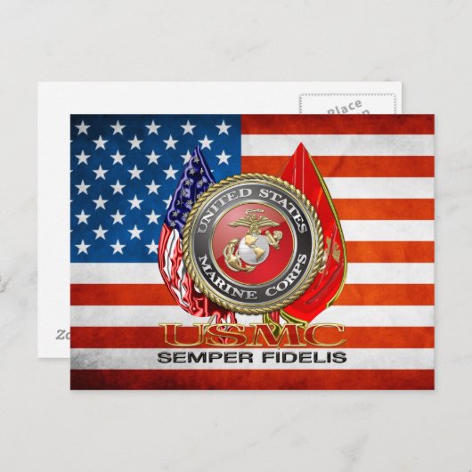 USMC Semper Fi [Special Edition] [3D] ポストカード (正面/裏面)