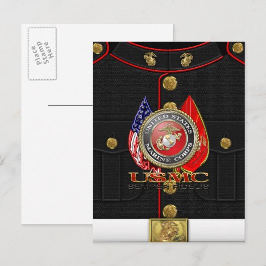 USMC Semper Fi [Special Edition] [3D] ポストカード (正面/裏面)