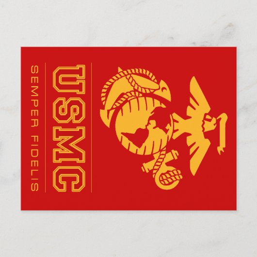 USMC Semper Fidelis [Semper Fi] ポストカード (正面)