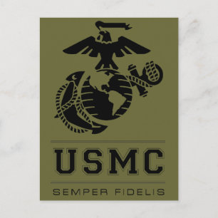USMC Semper Fidelis [Semper Fi] ポストカード