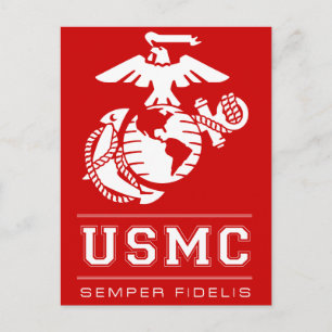 USMC Semper Fidelis [Semper Fi] ポストカード