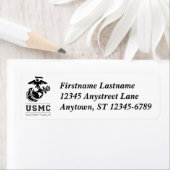 USMC Semper Fidelis [Semper Fi] ラベル (インサイチュ)