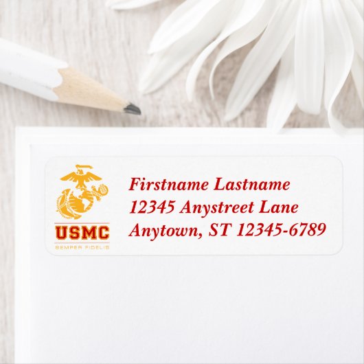 USMC Semper Fidelis [Semper Fi] ラベル (インサイチュ)