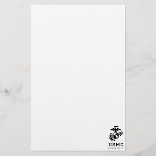 USMC Semper Fidelis [Semper Fi] 便箋 (正面)