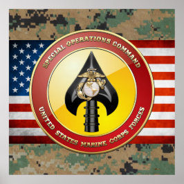 USMC Special Operations Command (MARSOC) [3D] ポスター