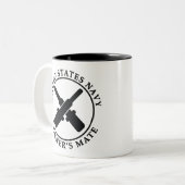 USNガンナーズメイトコーヒーカップ ツートーンマグカップ (正面左)