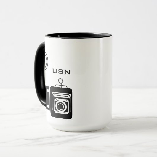 USN写真家マグ マグカップ (正面左)