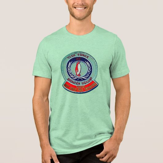 USN RETRO PATCH トライブレンドＴシャツ (正面)