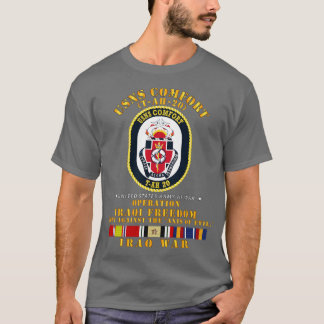 USNS心地よいがイラク大海賊版と戦うSVC Tシャツ