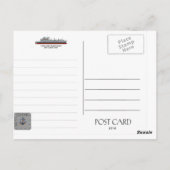 USNS WILLIAM MCLEAN T-AKE-12貨物船 – はがき (裏面)