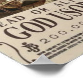 Usopp秒の指名手配 ポスター (角)