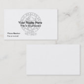 USPHSビジネス退職したカード 名刺 (正面/裏面)