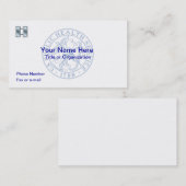 USPHS中尉名刺 名刺 (正面/裏面)