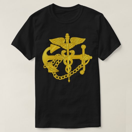 USPHS公衆衛生サービスをクロスウォテキスト Tシャツ (デザイン正面)