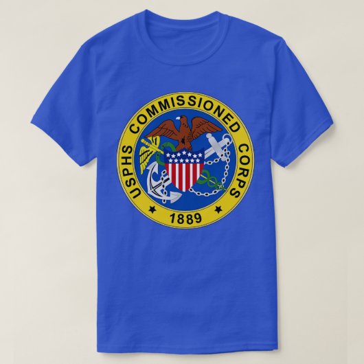 USPHS協力隊シール Tシャツ (デザイン正面)
