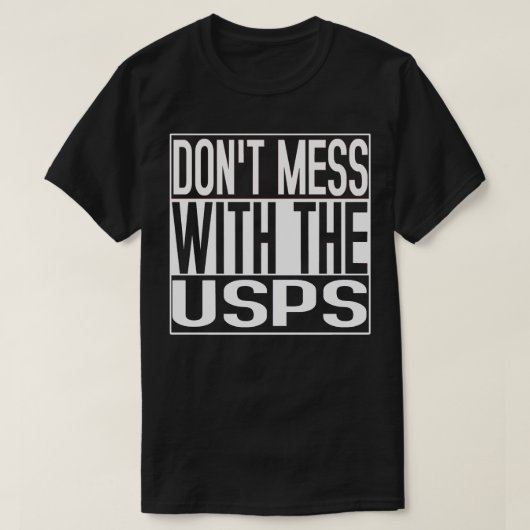 USPSを台無しにしない Tシャツ (デザイン正面)